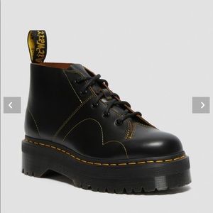Dr. Martens Church Platform Monkey Boots